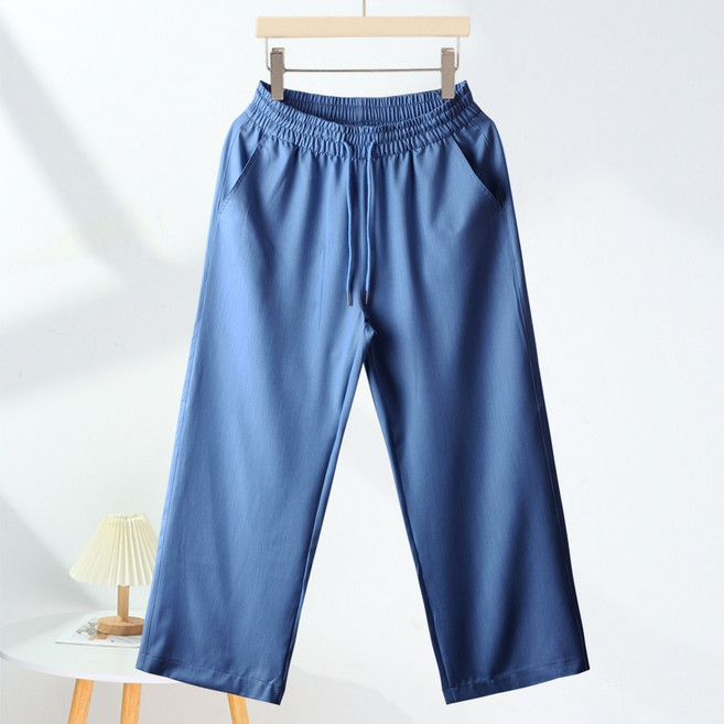 애니진 여성 여름 스판 와이드 밴딩 청바지 OL0803