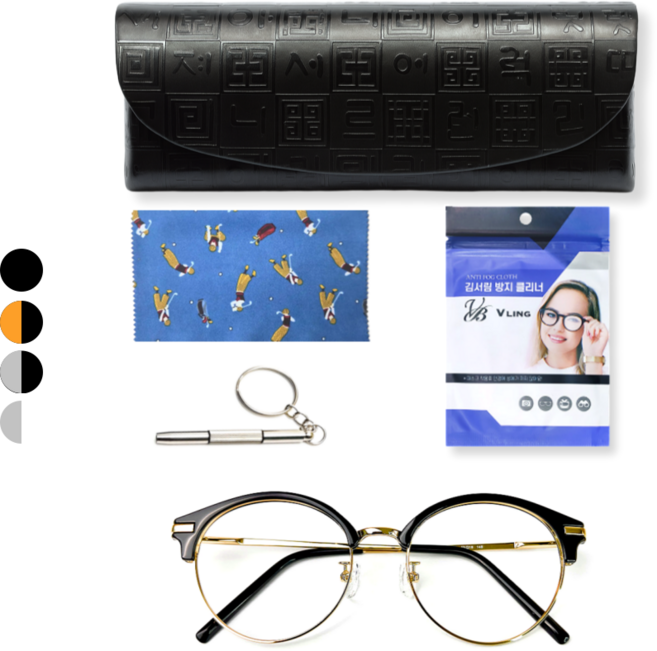 렌토 국산 블루라이트 차단 하금테 보스턴 안경