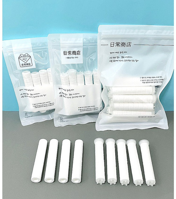 일상상점 대림바스 디클린 바스템 카카오 샤워기 호환 필터 교체용(캡 포함), 5개