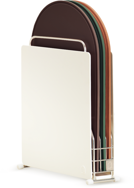 하루의공간 항균 실리콘 도마 세트 (도마 3p+스텐 거치대+물받이), 캐럿 세트(브라운+오렌지+그린), 1세트