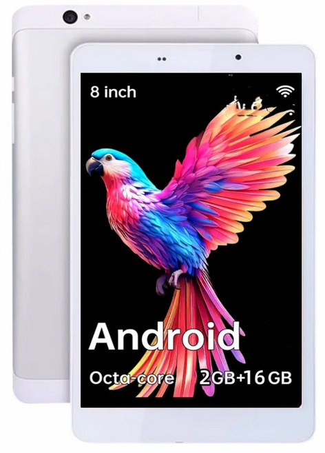 8인치 안드로이드 태블릿 2GB 옥타코어 지원 MT8783 3G 4G 카드 16GB T8 통화 슬롯 SIM PC 4GHZ, Tablet standard, As picture show