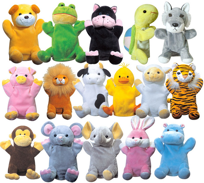 [동화오피스] 청양 보들이 손인형 낱개 / 동물 역할놀이 인형극, 고양이, 1개