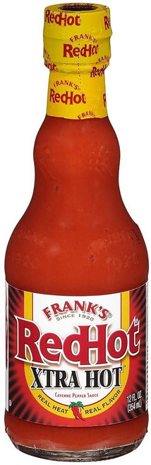 프랭크의 레드 핫 엑스트라 카이엔 페퍼 소스 12파운드 온스, 1개, 12ml