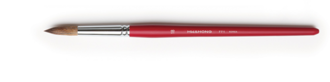화홍 771 R 수채화붓 둥근붓, 1개, 20호