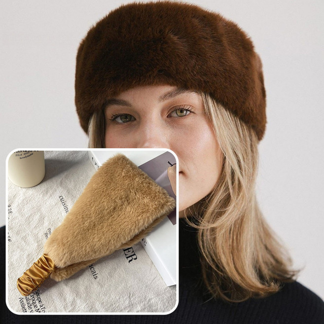 ZMBIRD 2종세트 여성 뽀글이 따뜻한 헤어밴드 N1859