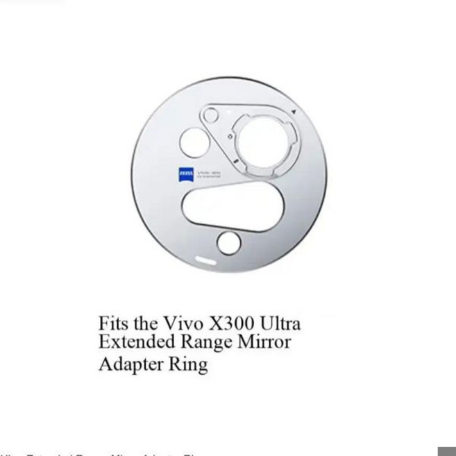 vivo X300 ultra Zeiss 2.35x 망원 렌즈 전용 렌즈 어댑터 링 어댑터 Zeiss 2.35x 망원 액세서리용, [01] Silver adapter ring, [01] for VIVO X300 Ultra