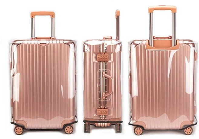 PVC 투명 캐리어 기내용 수화물 여행가방 리모와 방수 보호 커버 랩핑 덮개