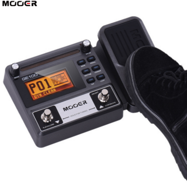 무어 GE100 기타 멀티 이펙터 페달 전원 어댑터 포함