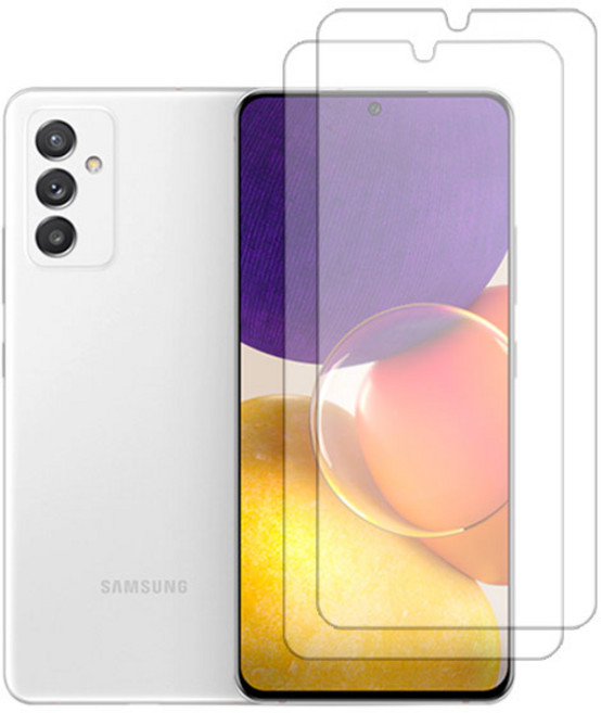 스톤스틸 1+1 갤럭시 A 퀀텀2 강화유리 액정 보호 방탄 강화유리필름 a826, 2개