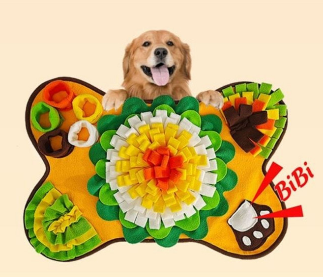 완구 뼈다귀 재밌는 애견 매트 장난감 놀이용품 반려견 노즈워크