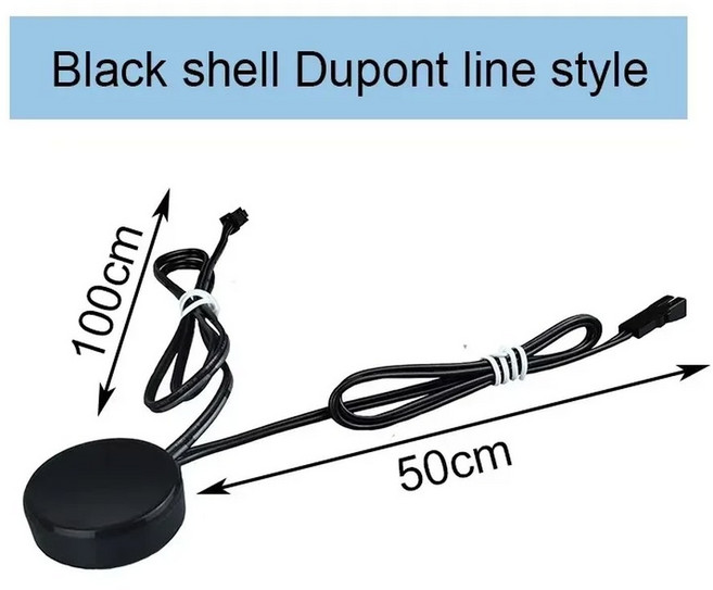 2A 12V 스위치 조명 스캔 핸드 24V 센서 비접촉 LED 가능 컨트롤러 터치, Model A, Bla shell