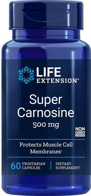 라이프익스텐션 카르노신 500mg 벤포티아민 비타민B1 티아민 60캡슐 x 1통, 상품선택, 1개 - 쿠팡