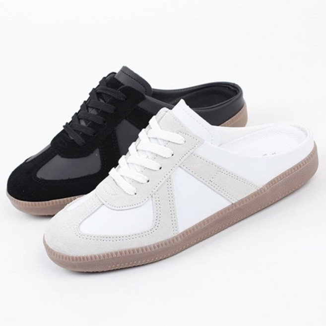 신꼬가 국산 소가죽 남자 여자 앞막힌 독일군 뮬블로퍼 슬리퍼