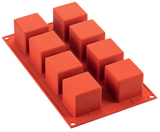 실리코마트 큐브 바이킹몰드 8구 SF104, 1개