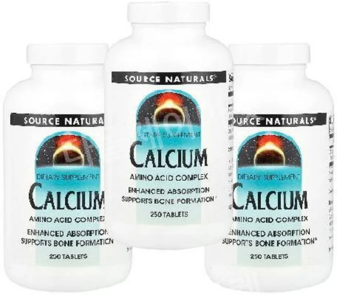 소스 네츄럴스 칼슘 250정, 3개 - 쿠팡