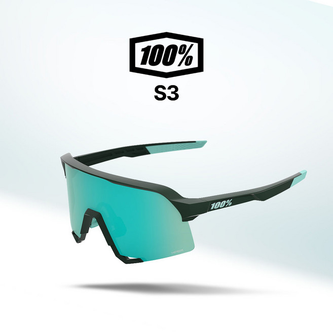 100% 고글 S3 자전거 야구 골프 스포츠 선글라스 100퍼센트 100프로(05), 1개, 31. 소프트택트주니퍼/민트미러(10052)