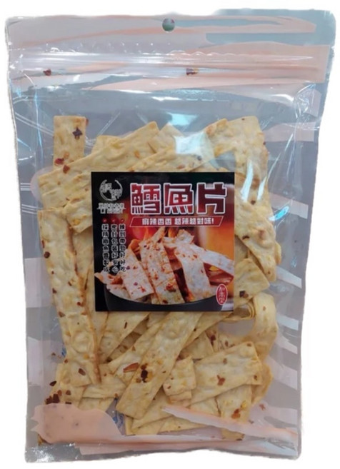 和春堂 麻辣香香鱈魚片 92g/包, 1個, 【麻辣香香鱈魚片】92g/包