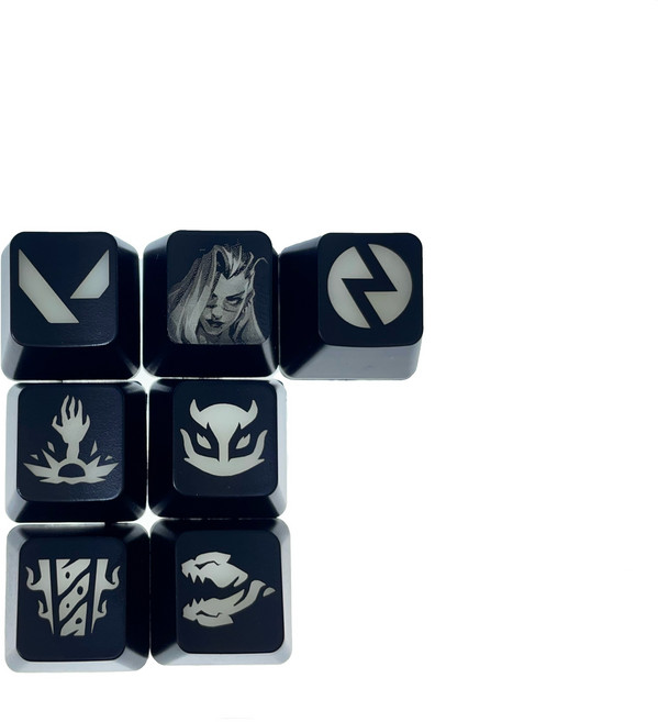 발로란트 키캡 커스텀 포인트 키캡 (발로란트 로고 역할군 스킬), 페이드