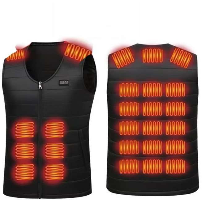 KC인증4 제어 키 26 영역발열조끼 5초 쾌열 남성 여성 겨울 방한 따스미 열선 등산 골프 바이크 전기 온열 보온 자켓 USB발열조끼물세탁 가능