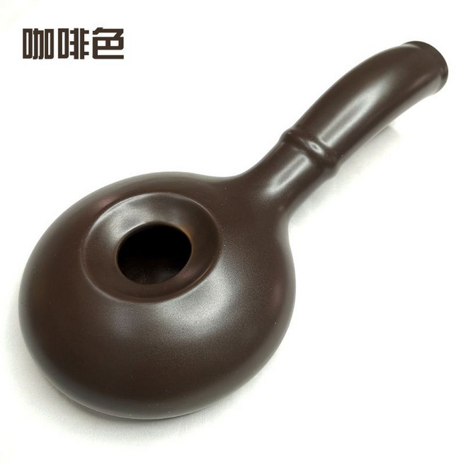 容福承家居 陶瓷咖啡烘焙器 手搖式烘豆機, 咖啡色, 1個