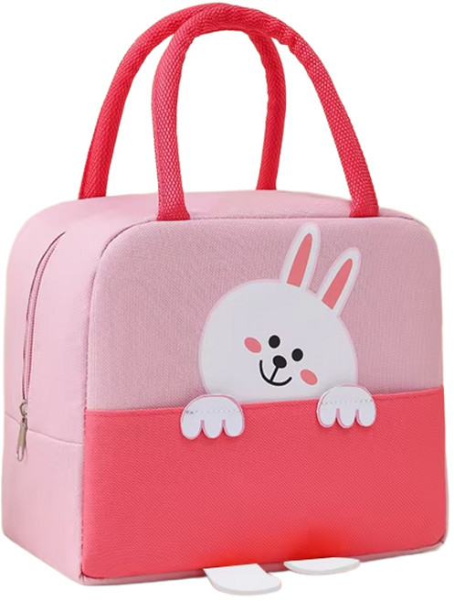 토이머스 캐릭터 입체 보온 가방 보냉백 1개, 핑크