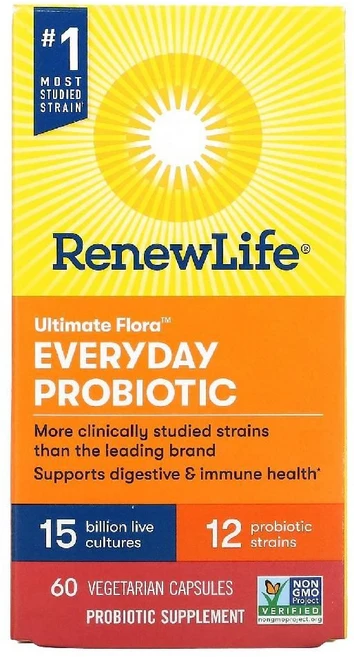 Renew Life Ultimate Flora 에브리데이 프로바이오틱 150억CFU 60정, 1개 - 쿠팡