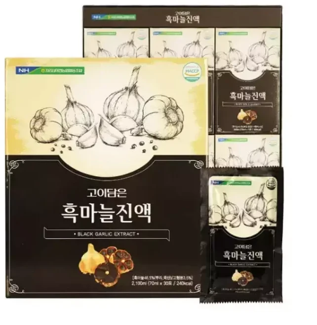 지리산마천농협 고이담은 흑마늘진액 70ml 30포, 1개