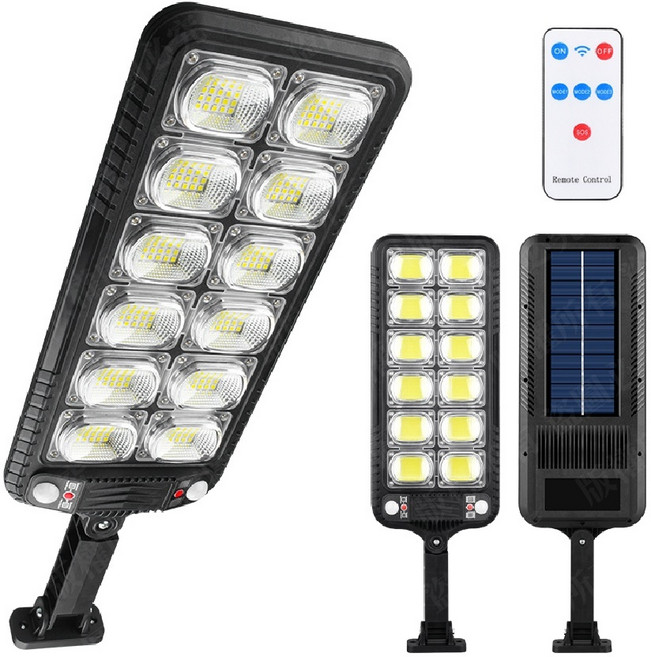 太陽能感應路燈 戶外庭院燈 遙控人體感應燈, 1個