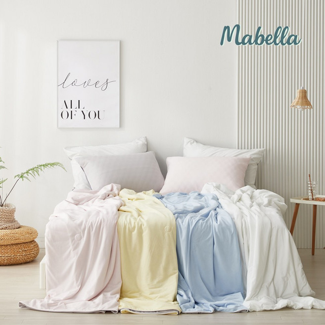 마벨라 여름 냉감이불 아이스쿨 싱글, 블루