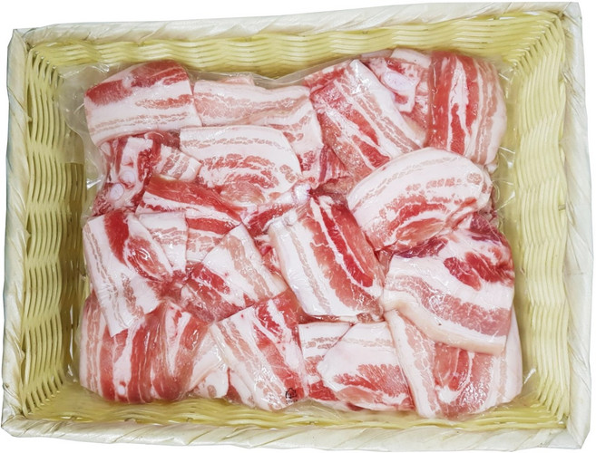 통밀먹인 암돼지 옛날 대패삼겹살 (오겹살) 혼합, 2개, 1kg