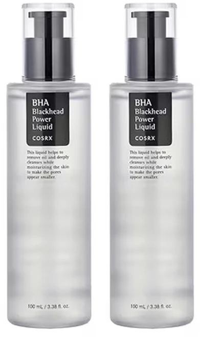 코스알엑스 2개X BHA 블랙헤드 파워 리퀴드 100ml(3.38fl oz), 2개 - 쿠팡