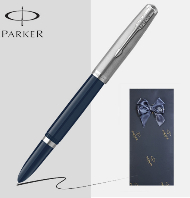 파카 만년필 51 코어 [무료선물포장], 미드나이트 블루 CT, F촉(보통촉)