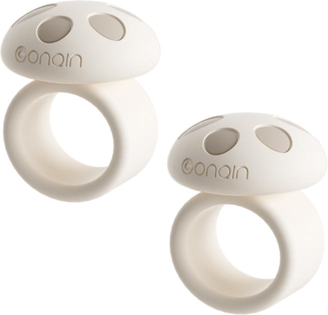 릴렉온 방문 문콕방지 실리콘 도어 쿠션 보호 패드, 화이트, 2개