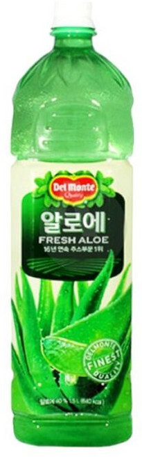 델몬트 알로에주스 1.5Kg 사무실간식 탕비실음료수, 1.5L, 1개