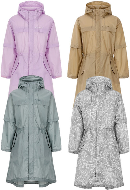 밀레 MILLET 여름 필수템 남녀 레인코트 비옷 수납파우치포함, 스틸그레이L, 여자등산양말, 1개