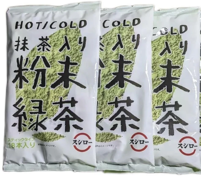 스시로 차 차 말차 녹차 분말 타입 18 개 입 (3 봉지 세트) tea - 쿠팡