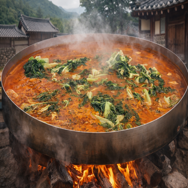 [미가쿡] 가마솥에서 끓인 우거지 감자탕, 감자탕 2.5kg 2봉, 2.5kg, 2개