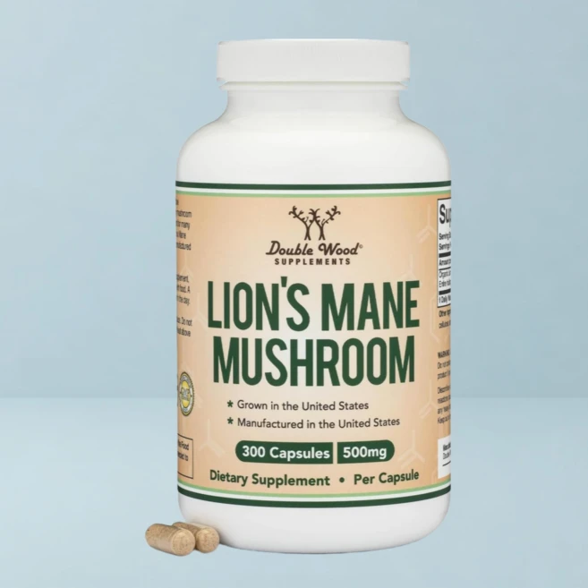 더블우드 라이언스 메인 노루궁뎅이 버섯 300캡슐, 1개, 300정 - 쿠팡