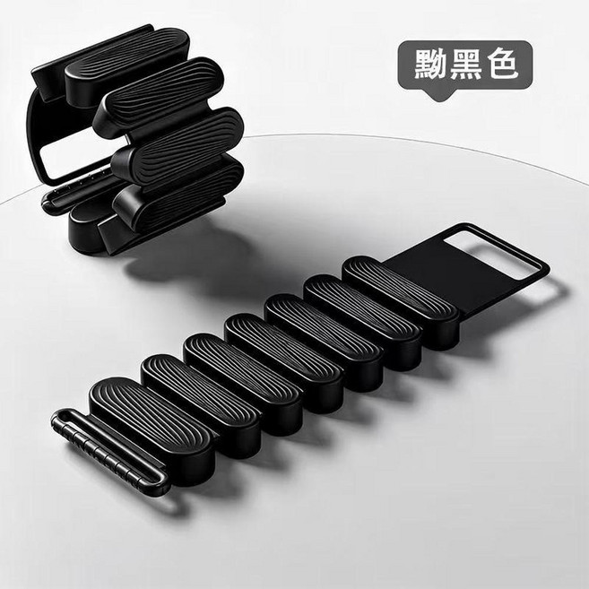 可調節矽膠負重手環, 黑色1132.5克2.5磅兩隻裝 1對, 1g
