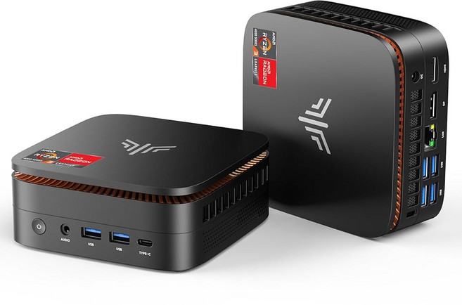 KAMRUI PINOVA P1 미니 PC WIN /10110U SSD PRO 11 1TB 3.7GHZ AMD (N150 최대 4300U RAM 컴퓨터 RYZEN 16GB, 16+1TB/3500U, 블랙.
