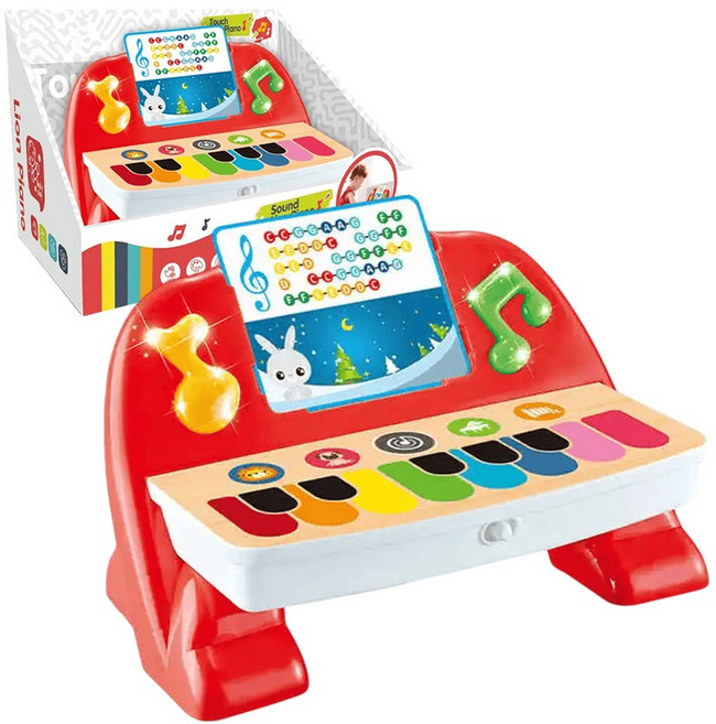 꼬마천사 터치 악기놀이 피아노 멜로디 완구, 1개