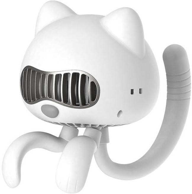 LLS 유모차 모기퇴치선풍기 4000mAh, White