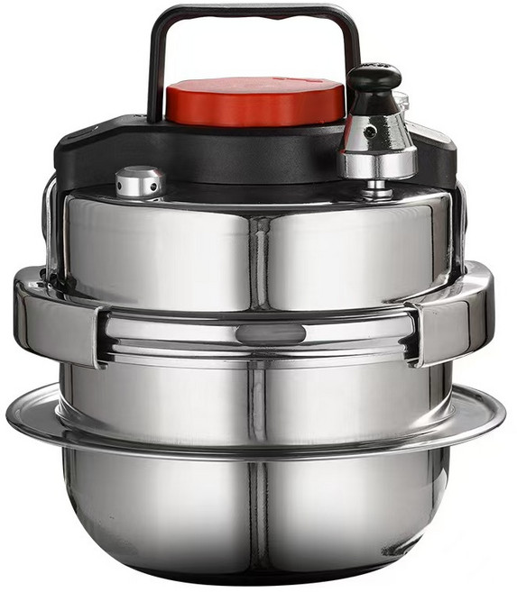 JODDA 미니 압력밥솥 스텐압력밥솥 5분누룽지가마솥 압력밥솥 솥밥, 1.4L, 1개