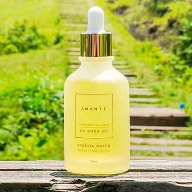 꽃수 수분 재생 앰플 비타민 진정 미백 트러블 세럼, 프리지아꽃수 옐로우 에너지세럼, 50ml, 1개