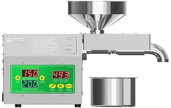 참기름짜는기계 착유기 채유기 기름 들기름 짜는기계 냉온 가정용 냉압착 오일 추출기, 스마트 오일프레스, 기본 색상