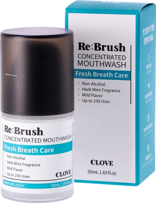 [입냄새 제거] 리브러쉬 무알콜 클로브 100배 농축 가글액, 1개, 50ml - 쿠팡