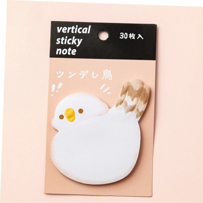동물메모지 접착식 동물 새 포스트잇 메모지 점착메모지, 본상품
