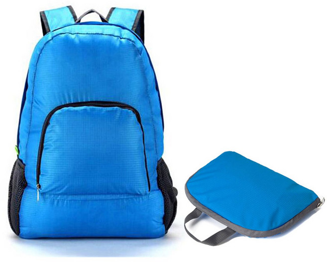 초경량 폴딩 백팩 휴대용 접이식 여행 가방 장바구니 등산 배낭 FB01