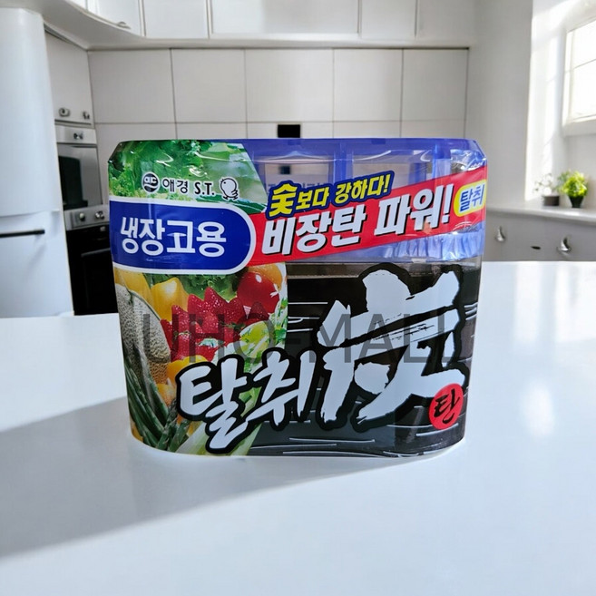 애경 홈즈 냉장고 탈취제 탈취탄 냉장고용140g 1개입 비치형, 1개