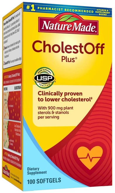 네이쳐메이드 콜레스트오프 플러스 100정 CholestOff Plus, 1개, 기본 - 쿠팡